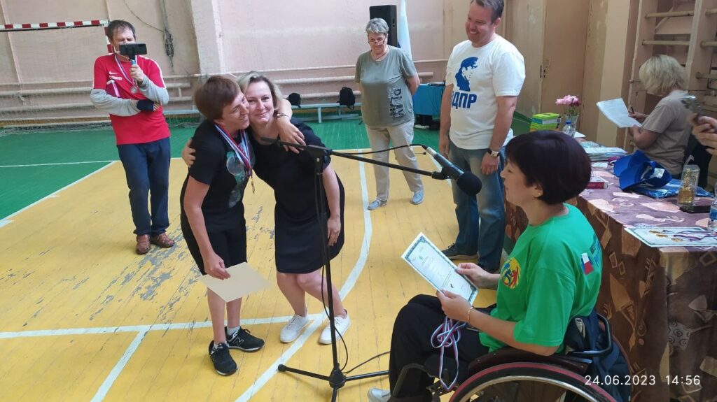 Спартакиада для людей с инвалидностью "Планета спорта" посвященная ко дню Молодежи.